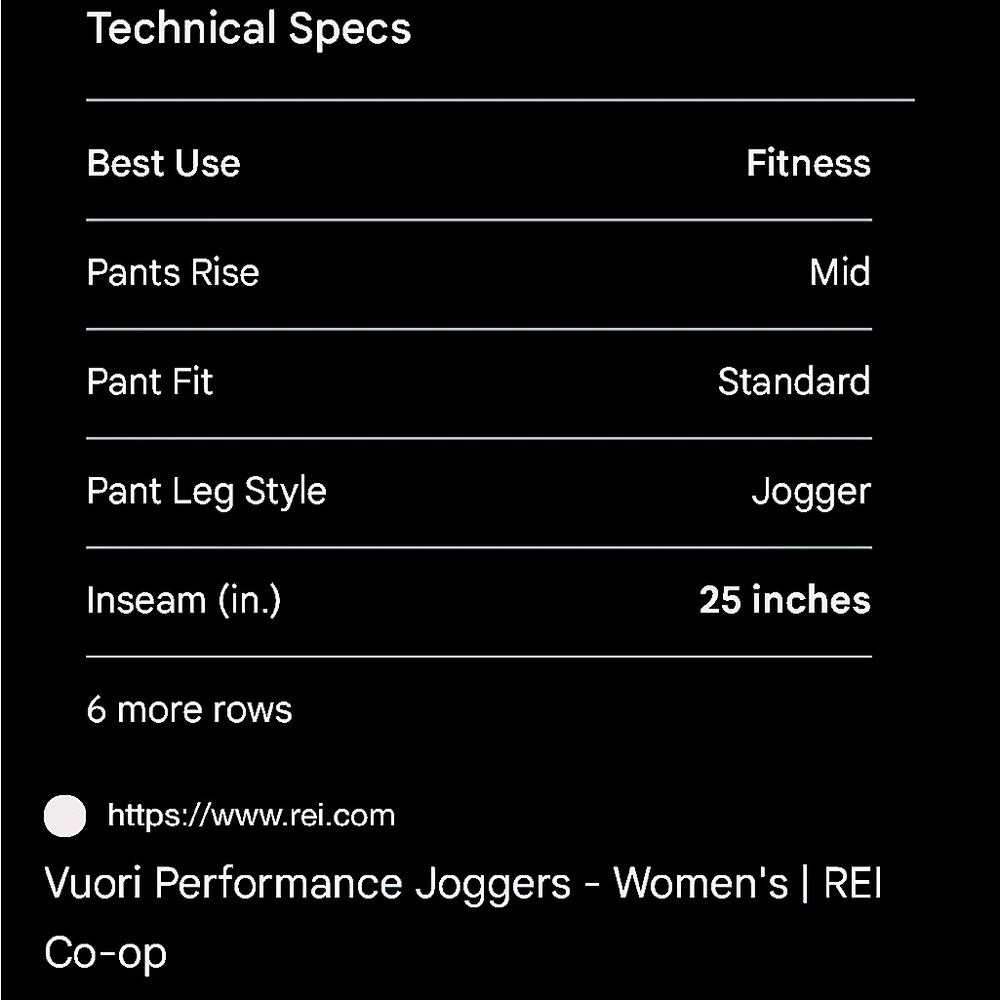 Vuori Performance Joggers - Spring Heather - Picture 3 of 3